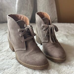 Merona Women's Brown Suede Ankle Booties